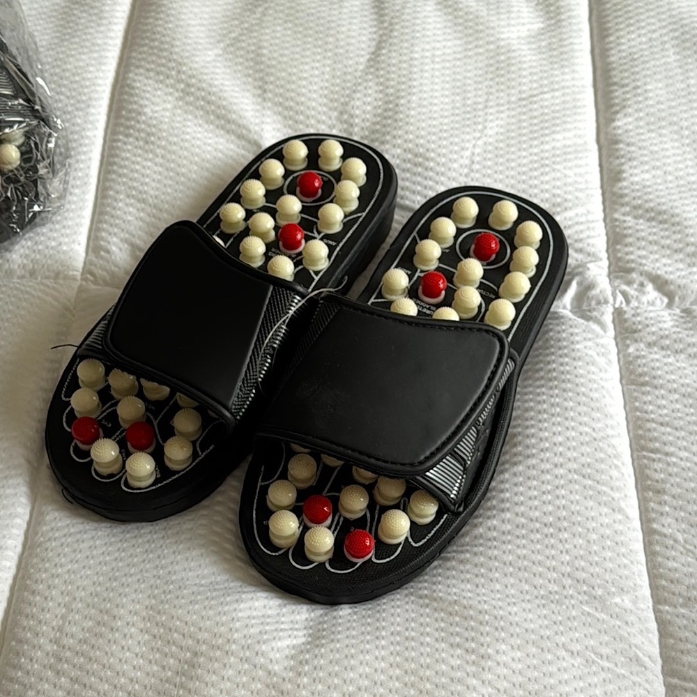 Black Acupressure Massage Slides